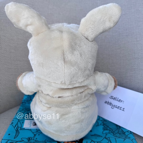 Jellycat Bartholomew Bear Bathrobe Plush Toy NWT Authentic W/ Dust Bag BARM2BR - Picture 4 of 5